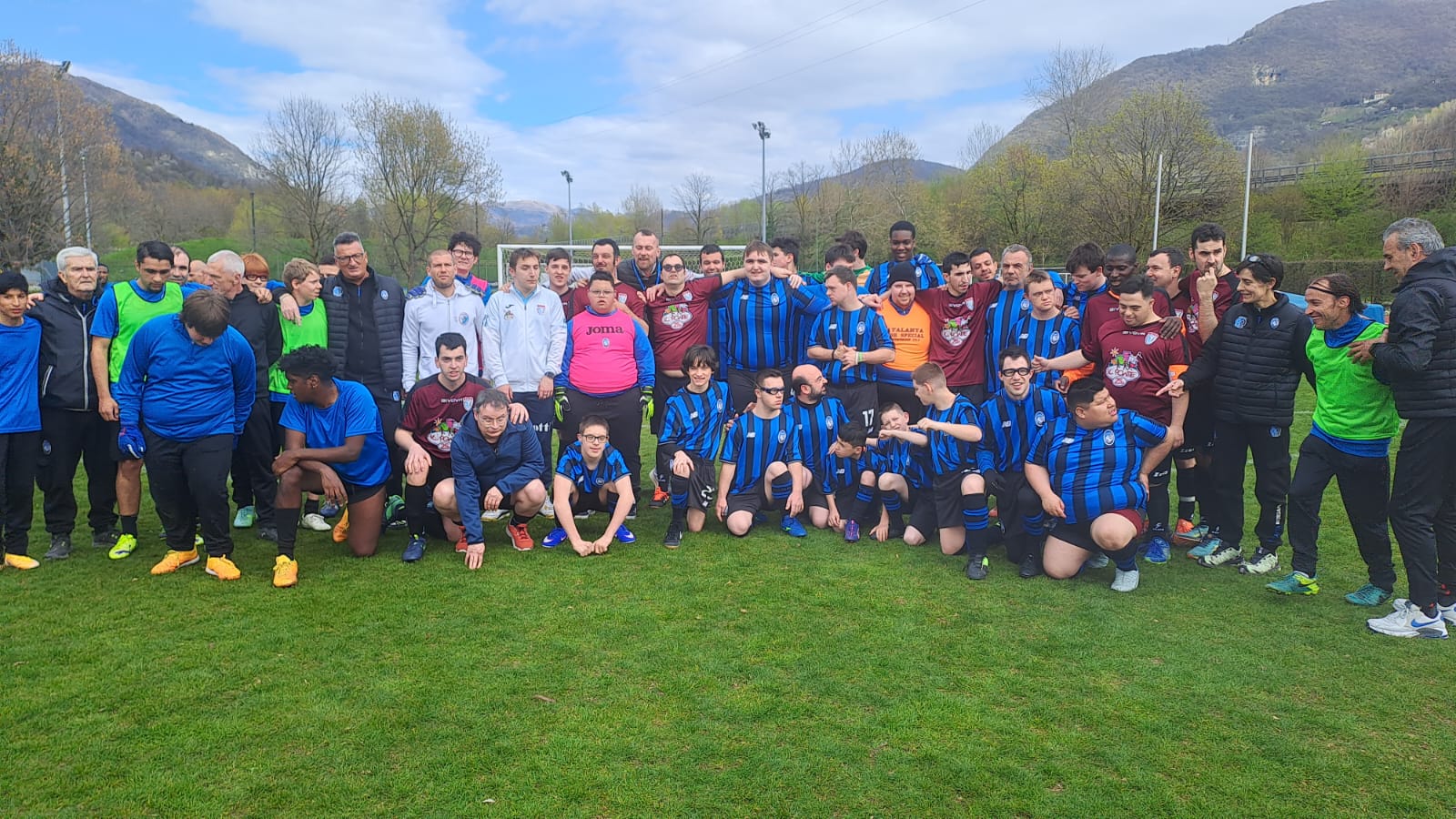 Calcio, la trasferta della nostra squadra a Bergamo dall'Atalanta for special, che emozione!