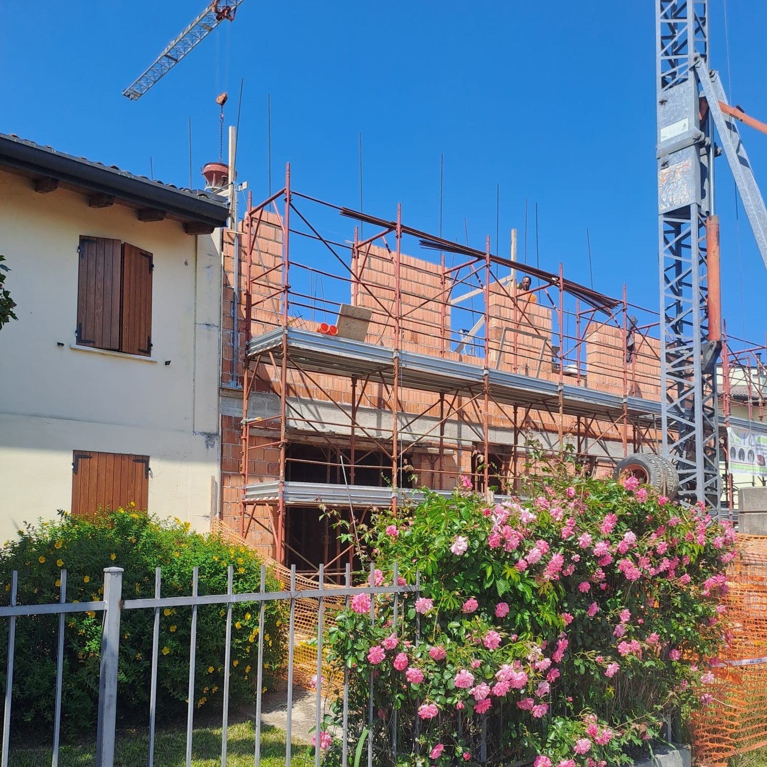 Proseguono i lavori in corso per l'ampliamento di Casa Matilde