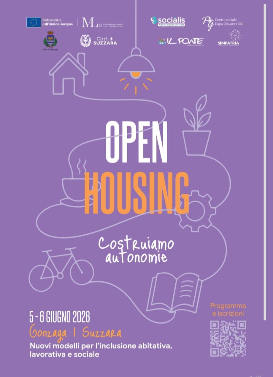 Open housing, costruiamo autonomie. Inaugurazione casa a Gonzaga