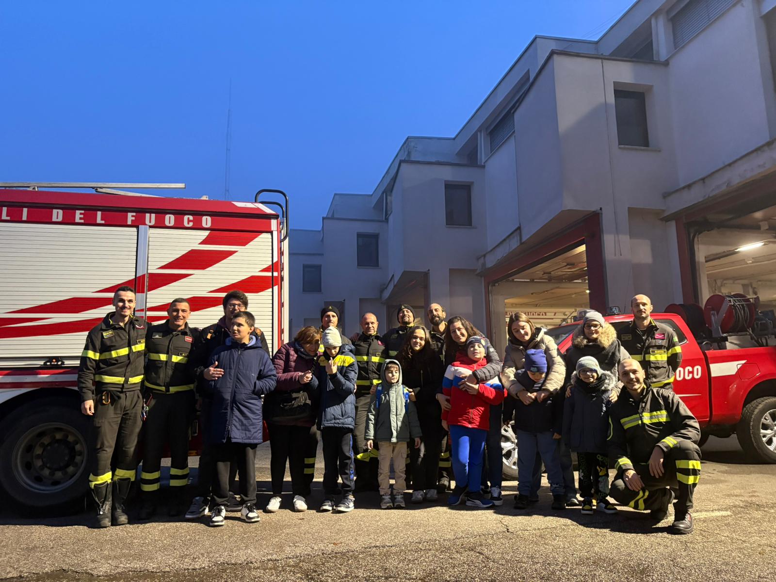 Dai pompieri coi bambini, che adrenalina!