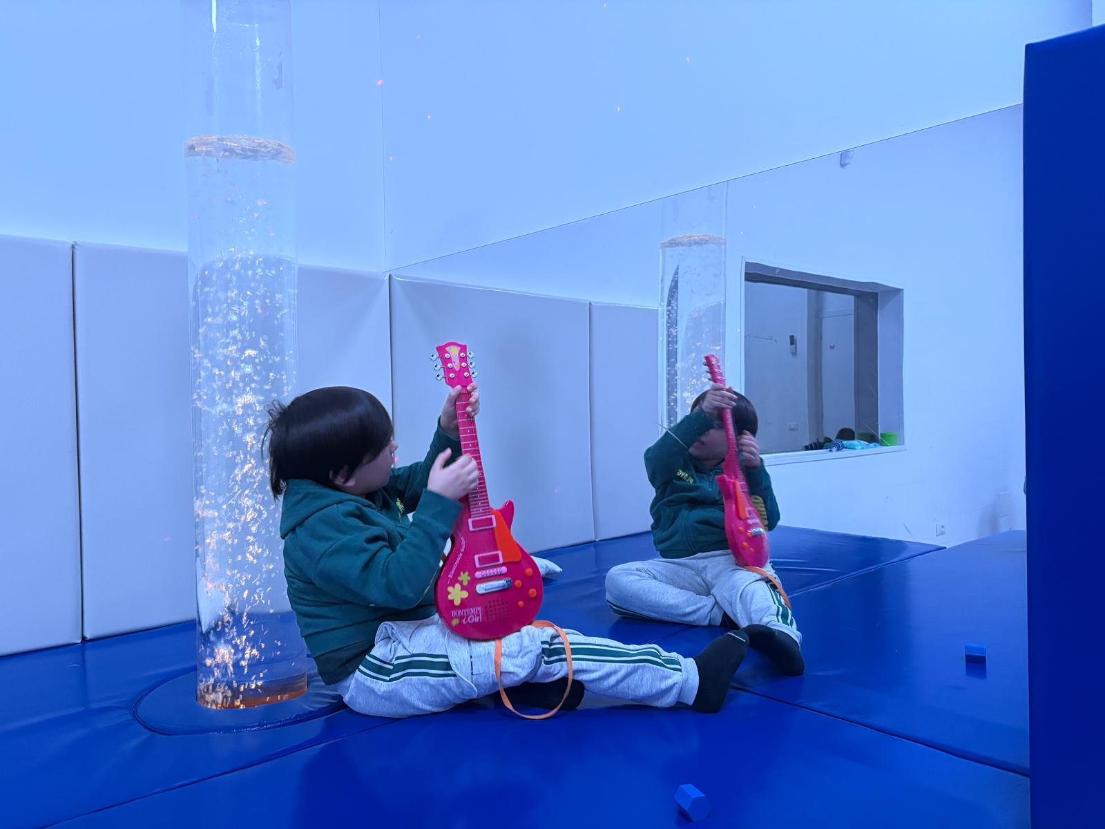 Luoghi Magici per i bambini, nella stanza multisensoriale Snoezelen